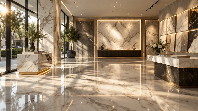 Marble showroom at Zainab Marble House